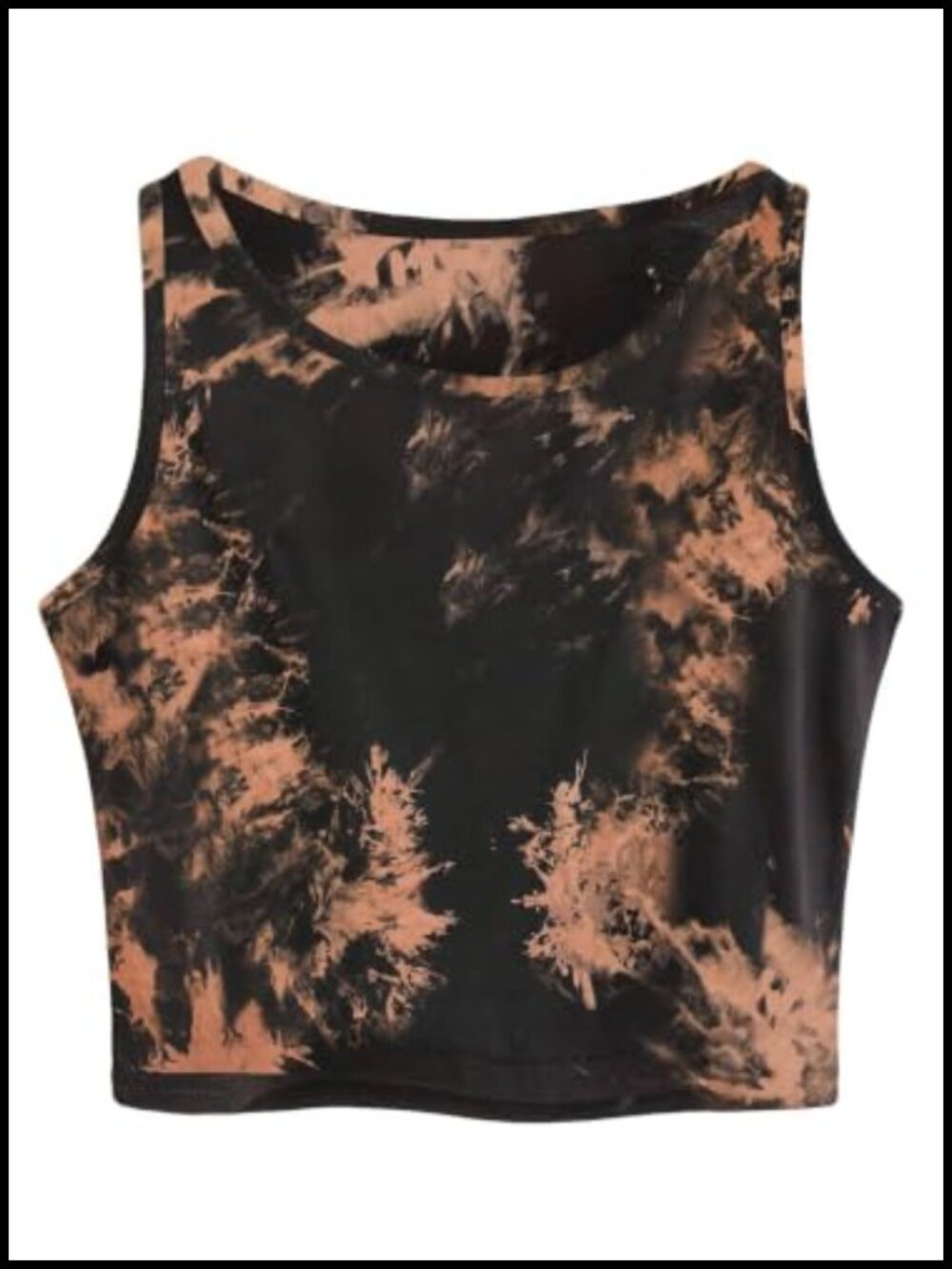 Remidoo Women's Cropped Tank Top Cotton Stretch Sleeveless Crew Neck Casual